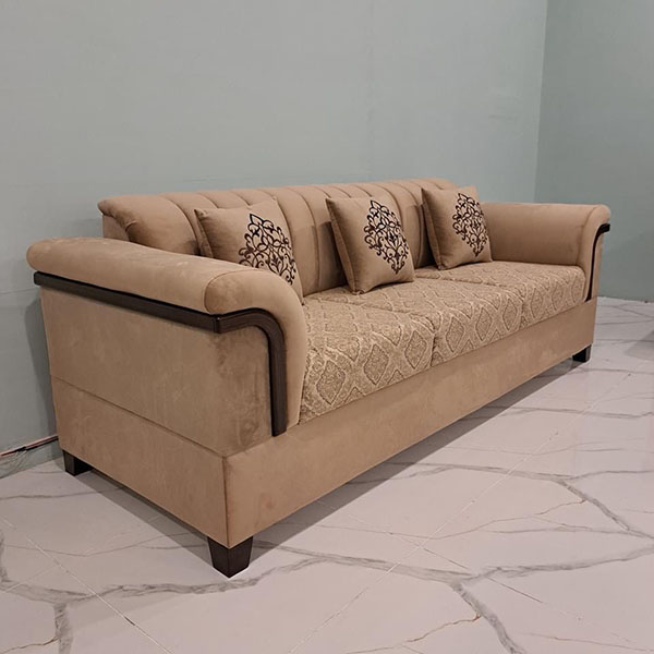 Kent Sofa (Dark Brown with Motives)